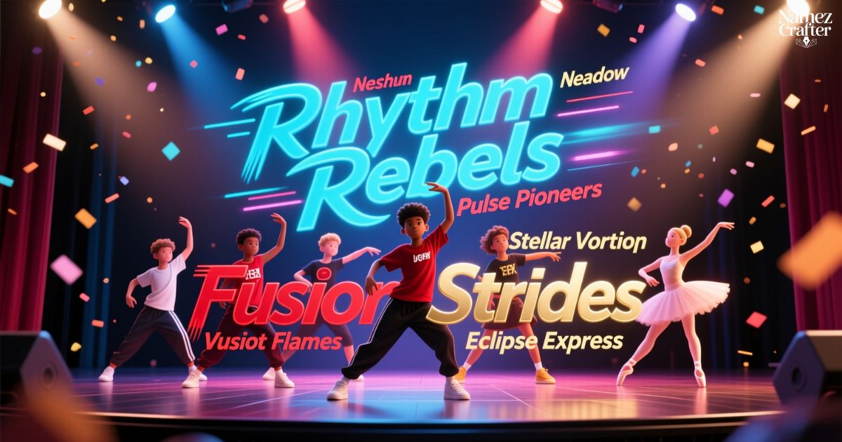 Dance Team Names for School and Youth Teams