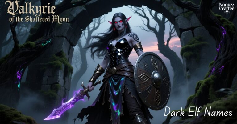 Dark Elf Names