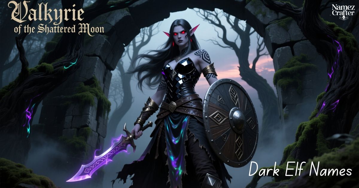 Dark Elf Names