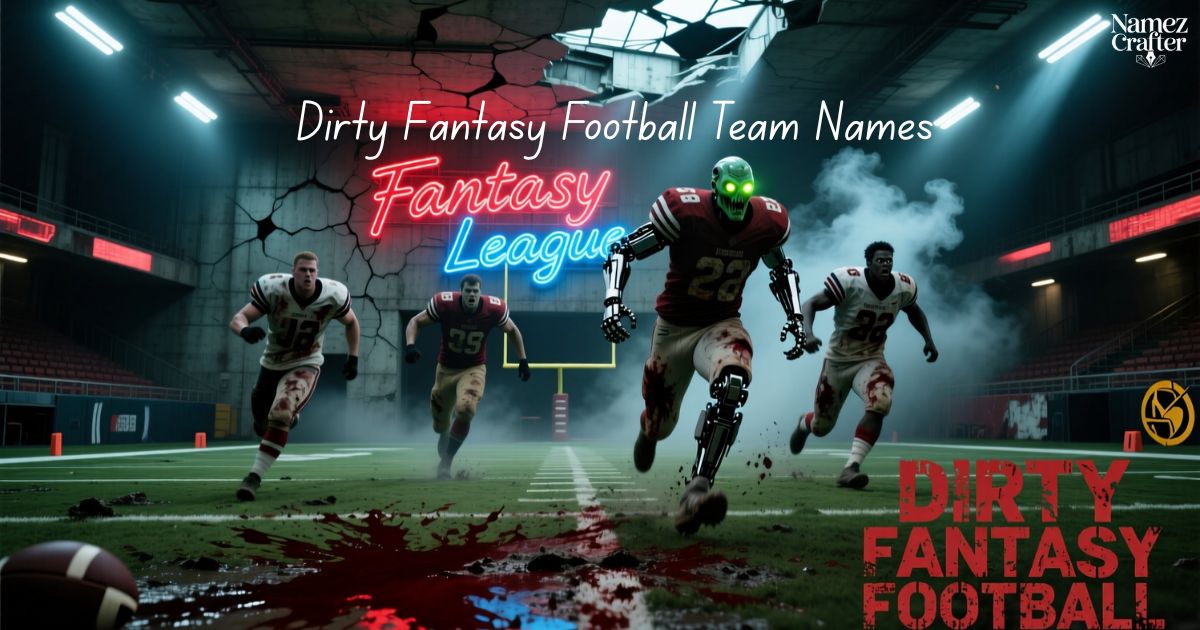Dirty Fantasy Football Team Names