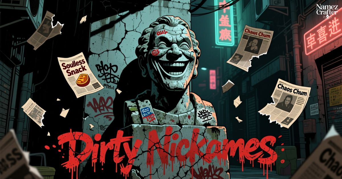 Dirty Nicknames for Darkhumor