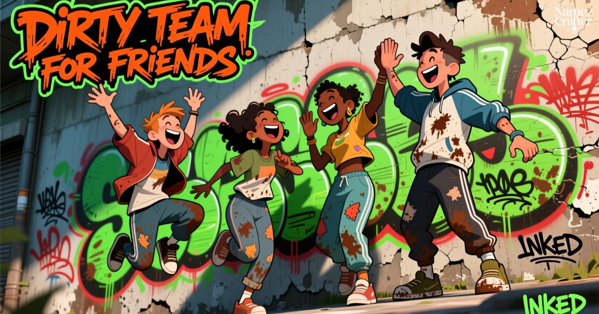 Dirty Team Names for Friends