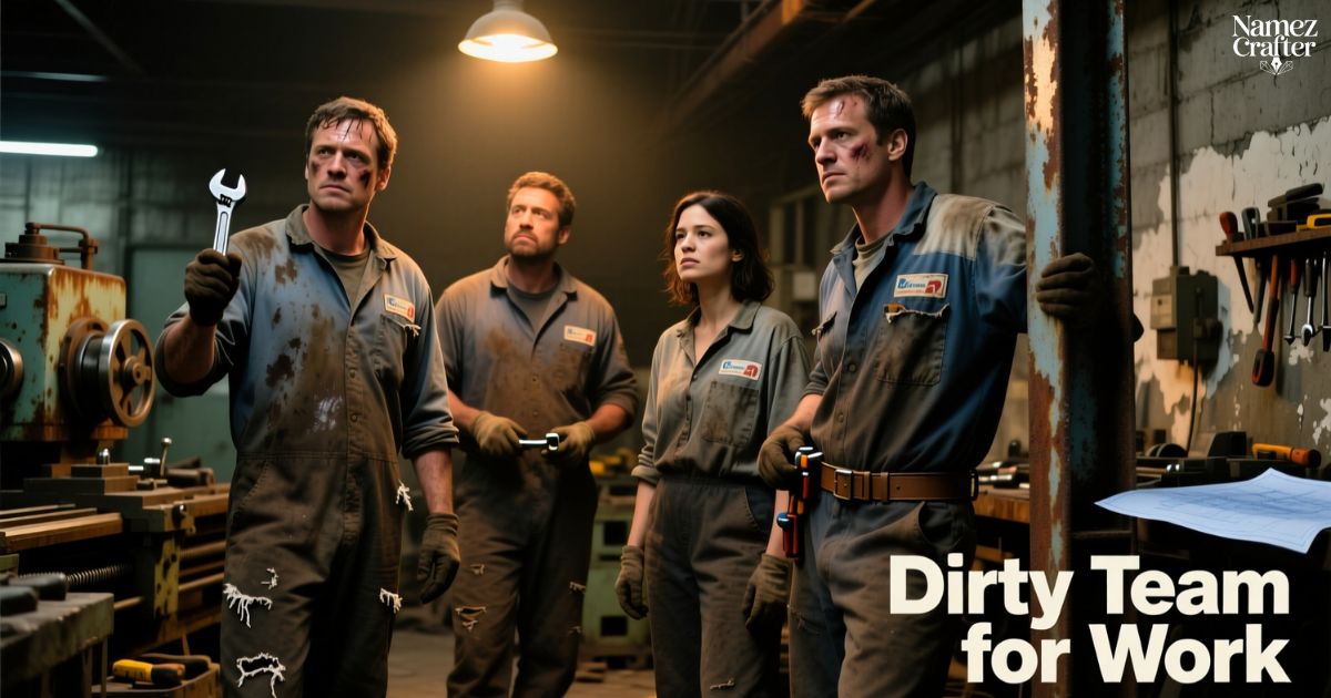 Dirty Team Names for Work