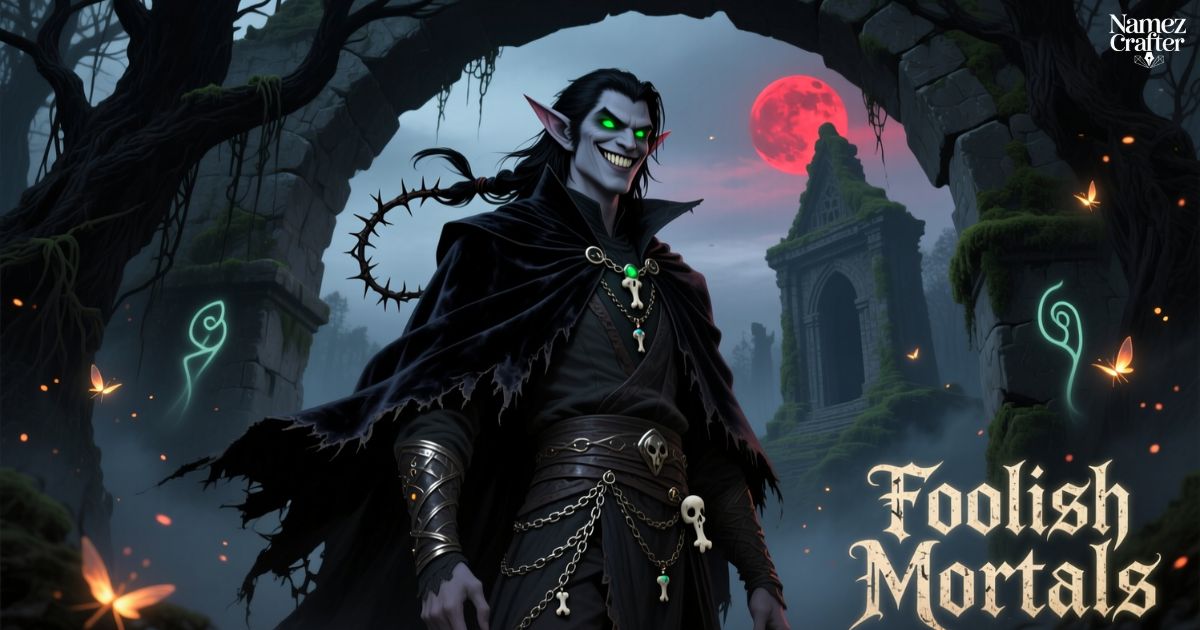 Funny Dark Elf Names