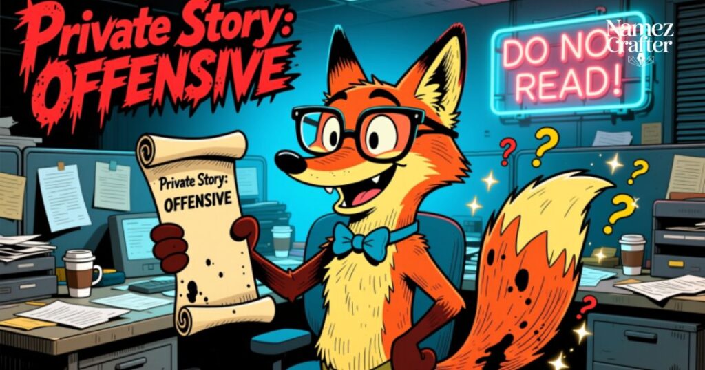 Funny Private Story Names Offensive