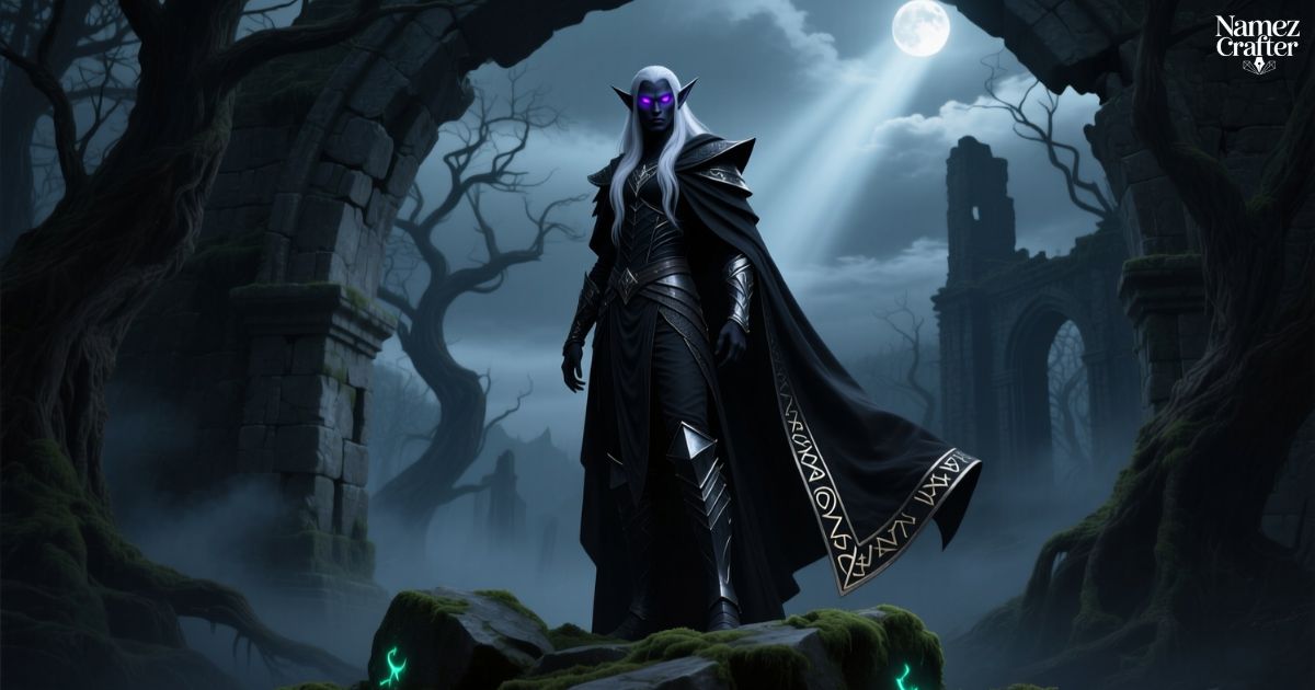 Good Dark Elf Names