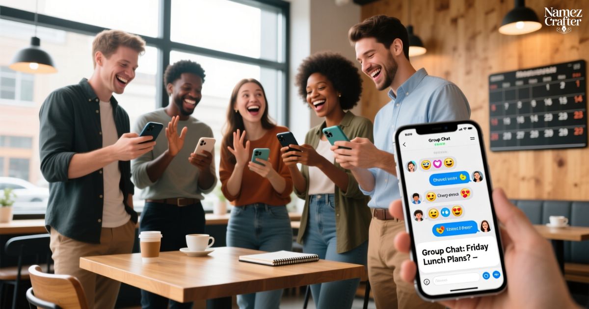 Inappropriate Group Chat Names for Work