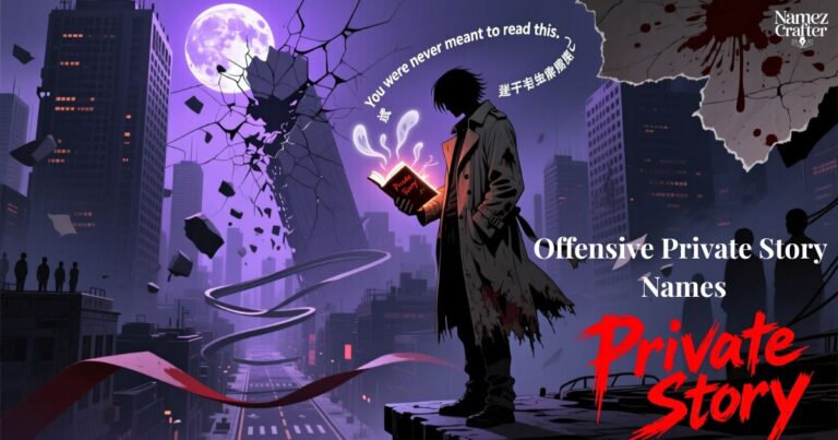 Offensive Private Story Names