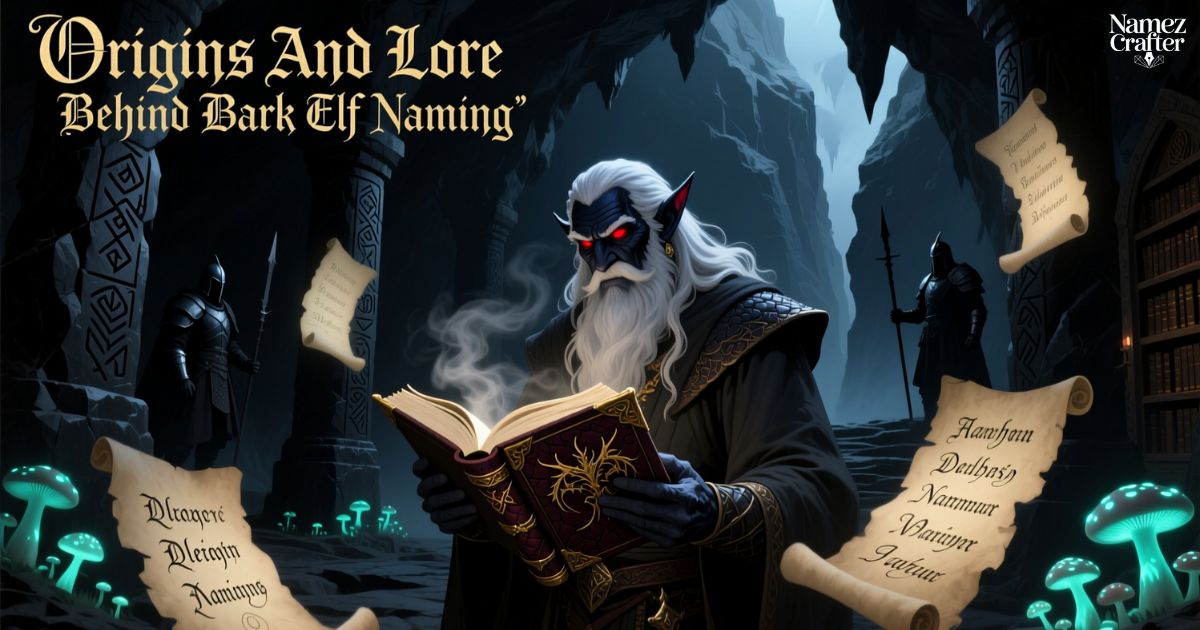 Origins And Lore Behind Dark Elf Naming