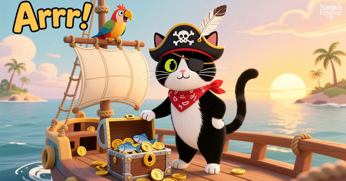 Pirate Names for Cats