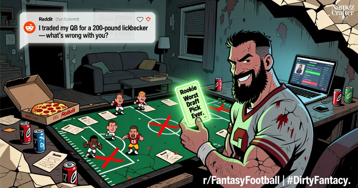 Reddit Dirty Fantasy Football Team Names