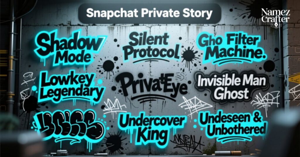 Snapchat Private Story Names for Guys