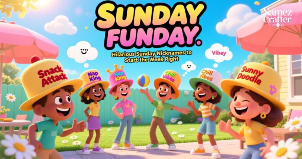 Sunday Funday: Hilarious Sunday Nicknames to Start the Week Right