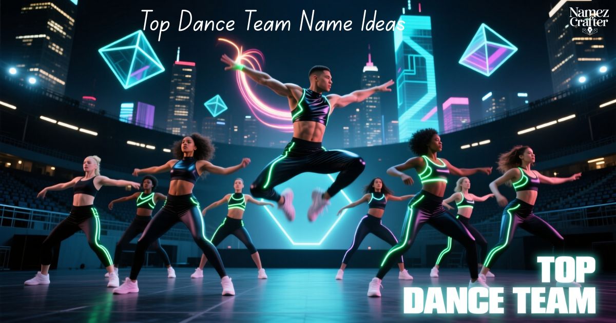 Top Dance Team Name Ideas