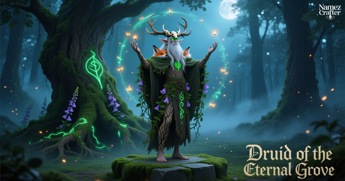 Wood Elf Druid Names