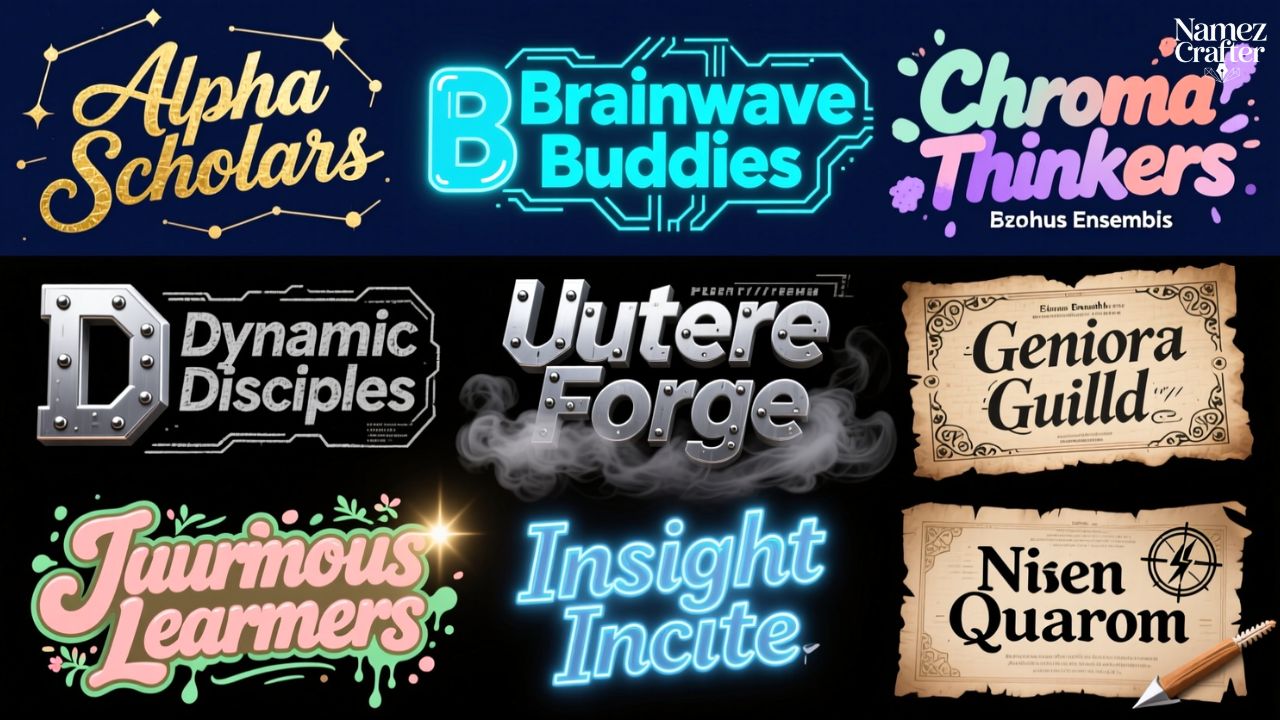 A-Z Study Group Names