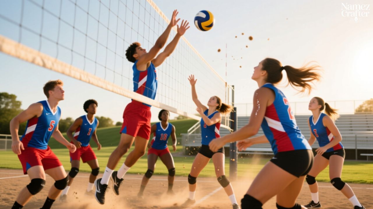 Coed Volleyball Team Names