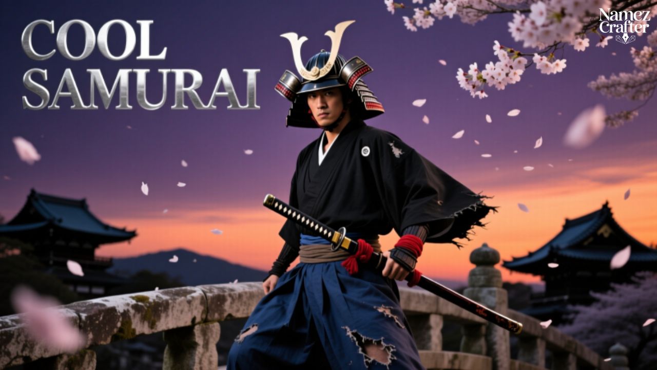 Cool Samurai Names with Meaning
