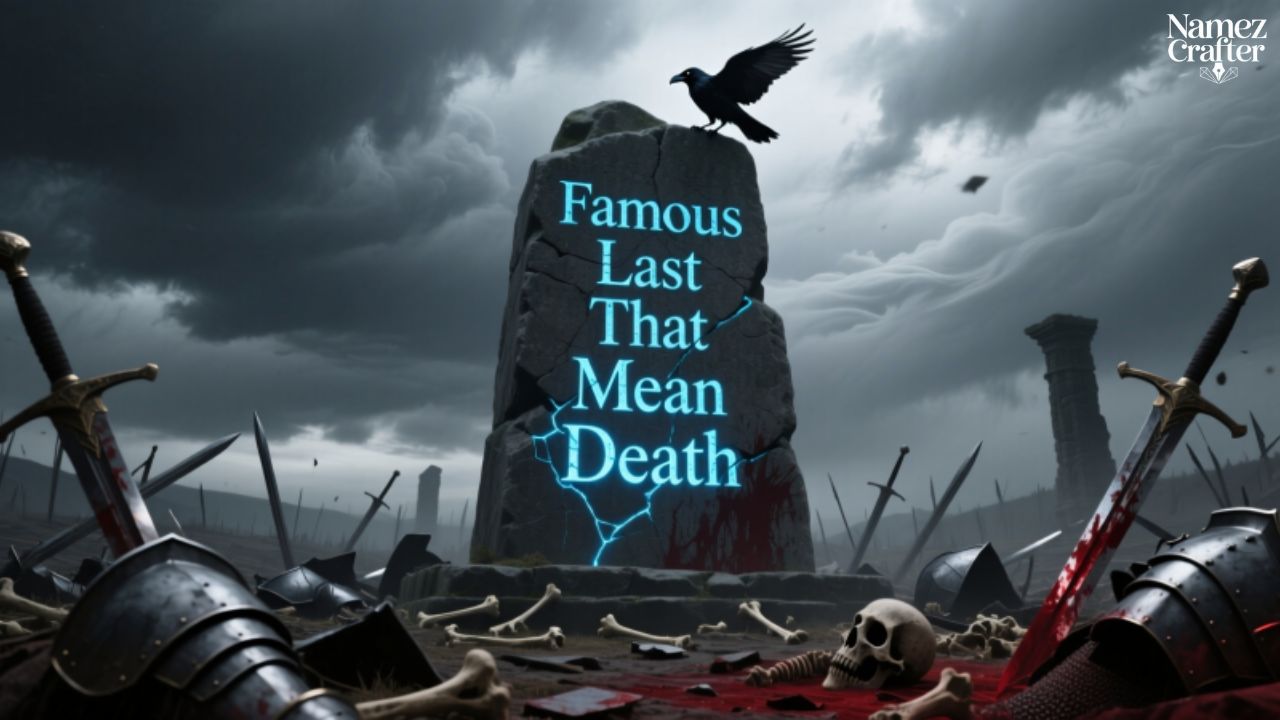 Famous Last Names That Mean Death