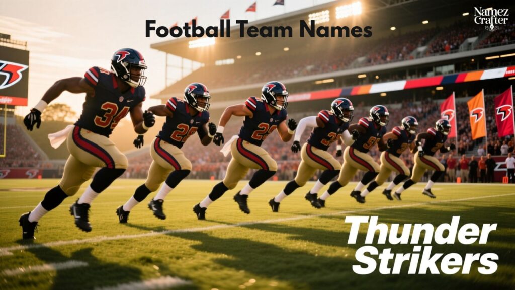 500+ Epic Football Team Names