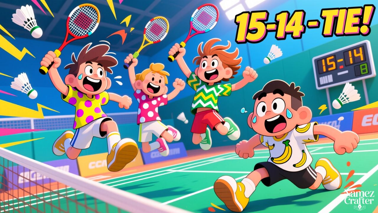 Funny Badminton Team Names