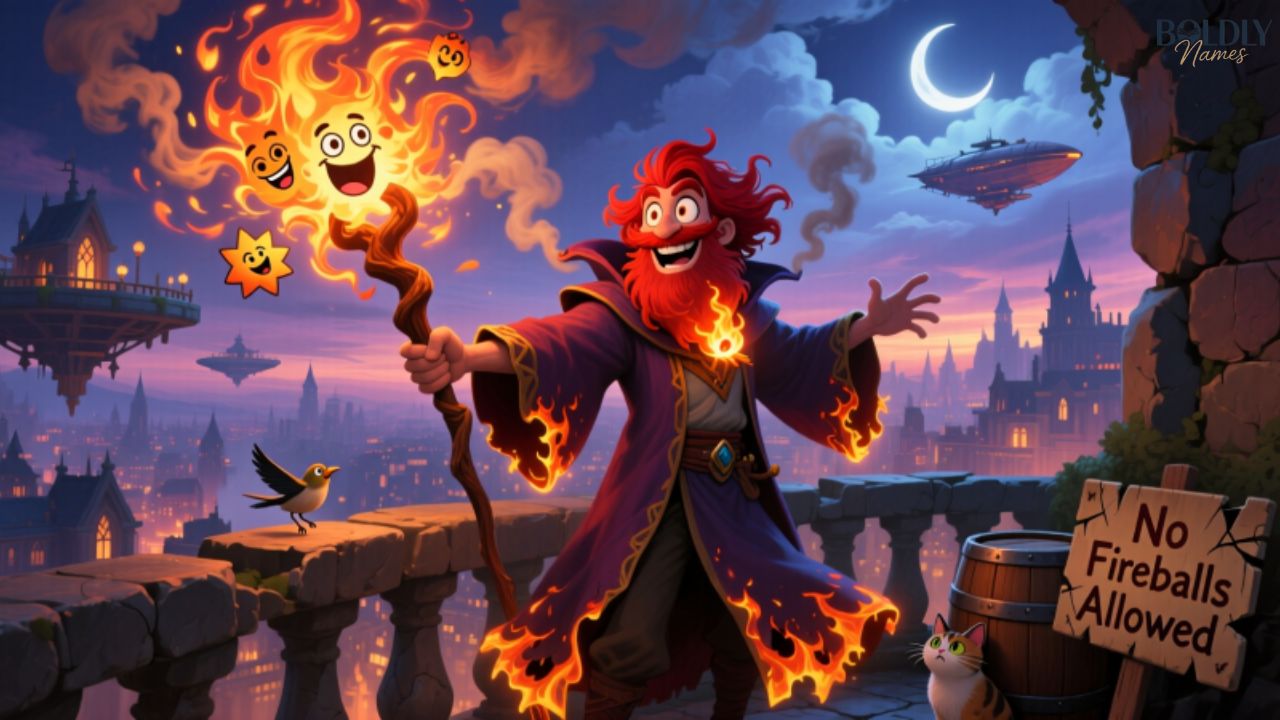 Funny Fire Mage Names WoW