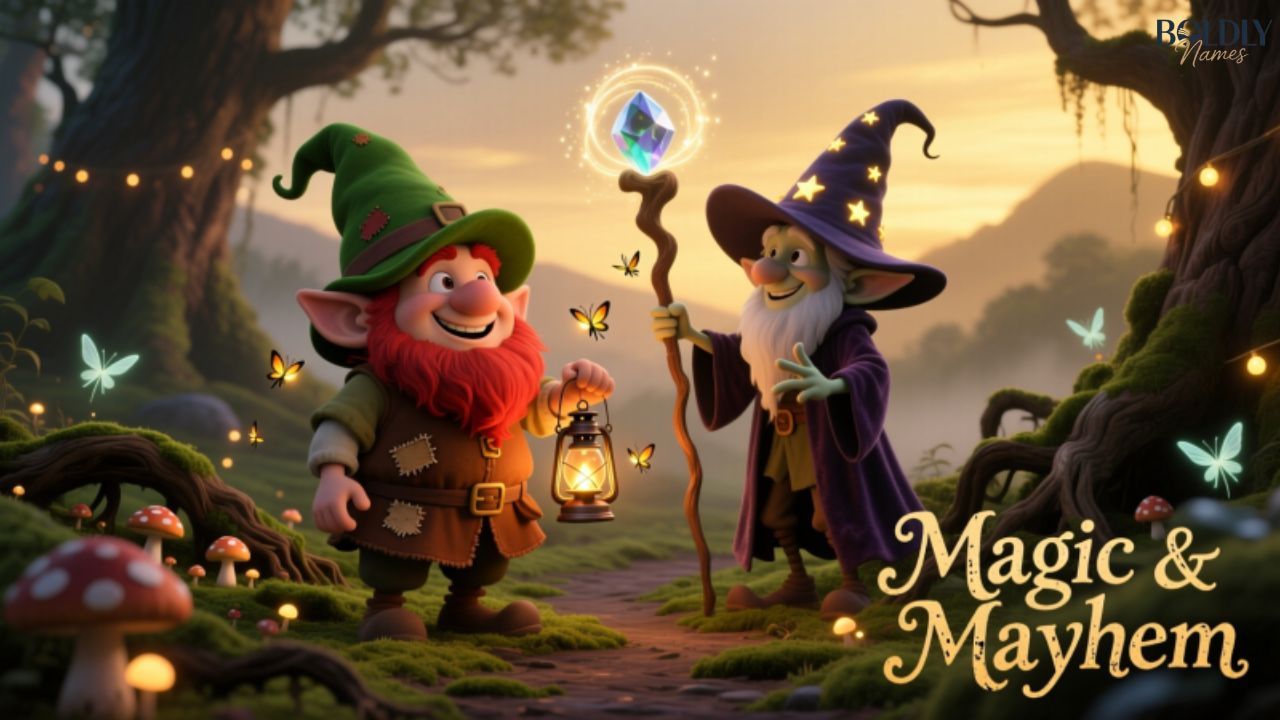 Funny Gnome and Halfling Wizard Names