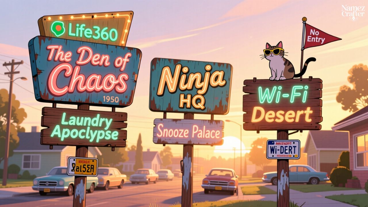 Funny Home Names for Life360