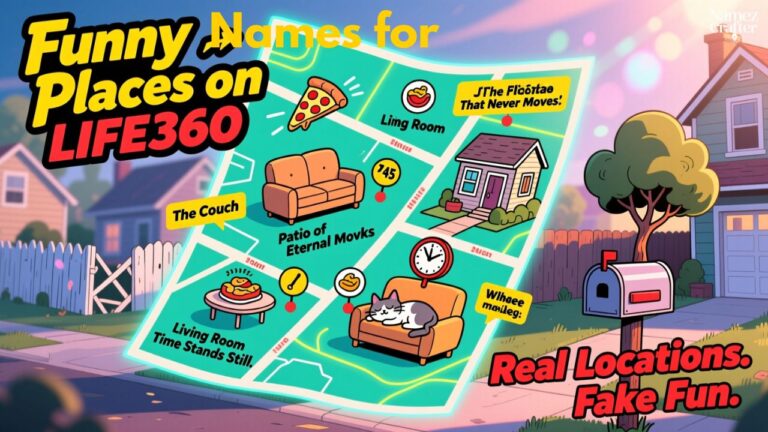 Funny Names for Places on LIFE360
