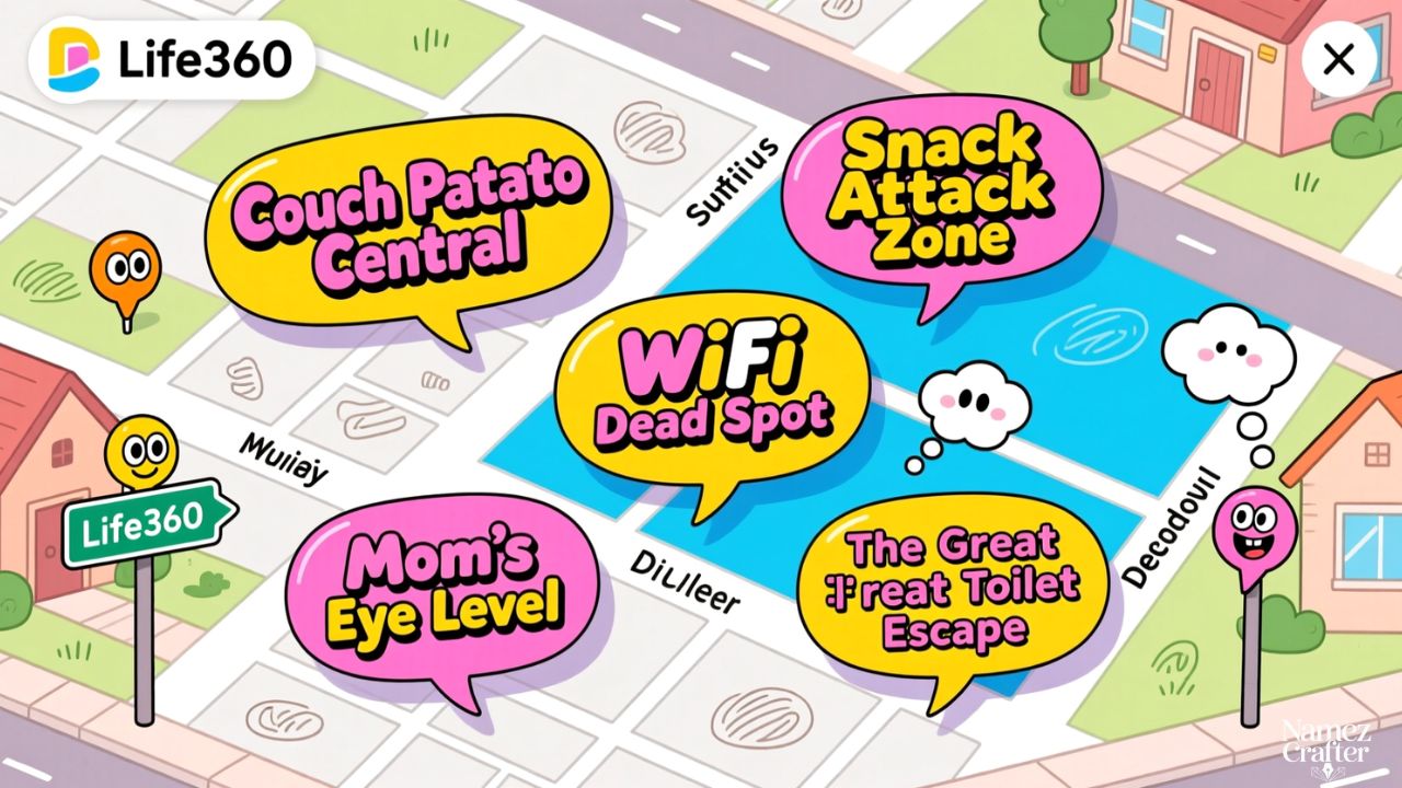 Funny Names for Places on Life360 Dirty