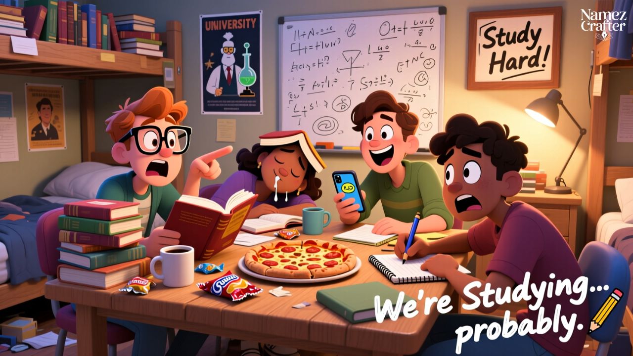 Funny Study Group Names