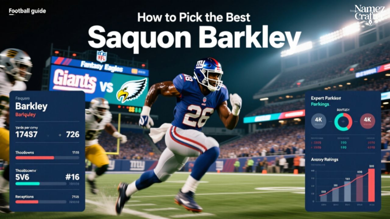 How to Pick the Best Saquon Barkley Fantasy Name