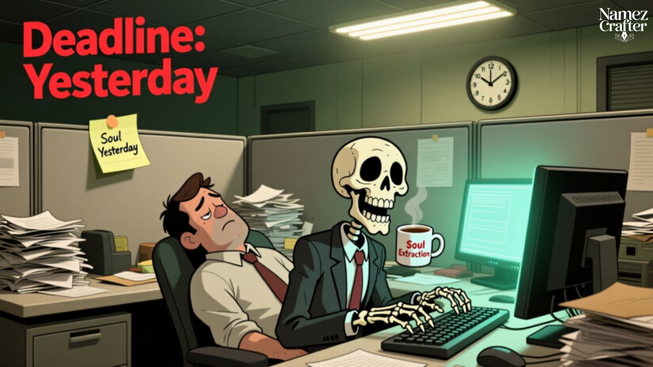 Morbidly Funny Names for Work or Office Chats