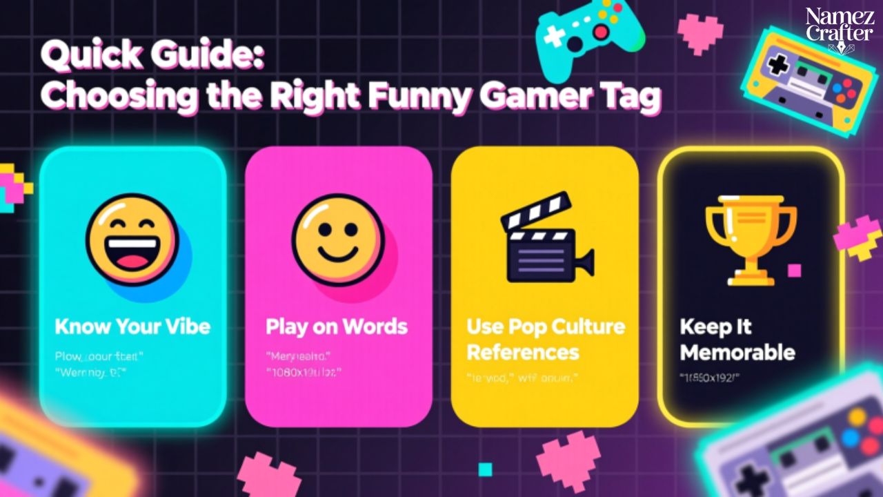 Quick Guide: Choosing the Right Funny Gamertag