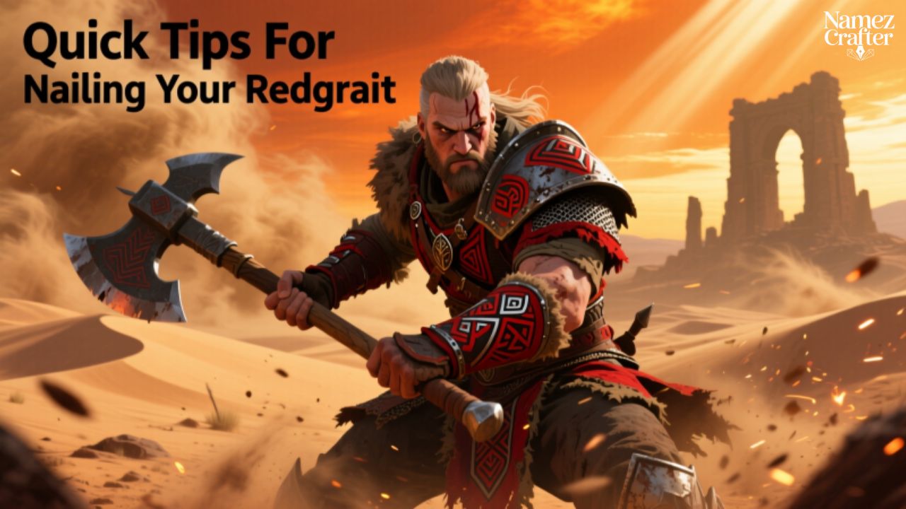 Quick Tips For Nailing Your Redguard Names