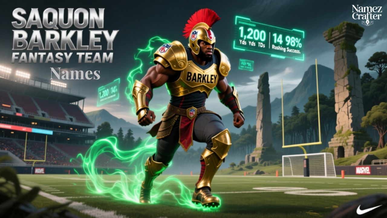 Saquon Barkley Fantasy Team Names