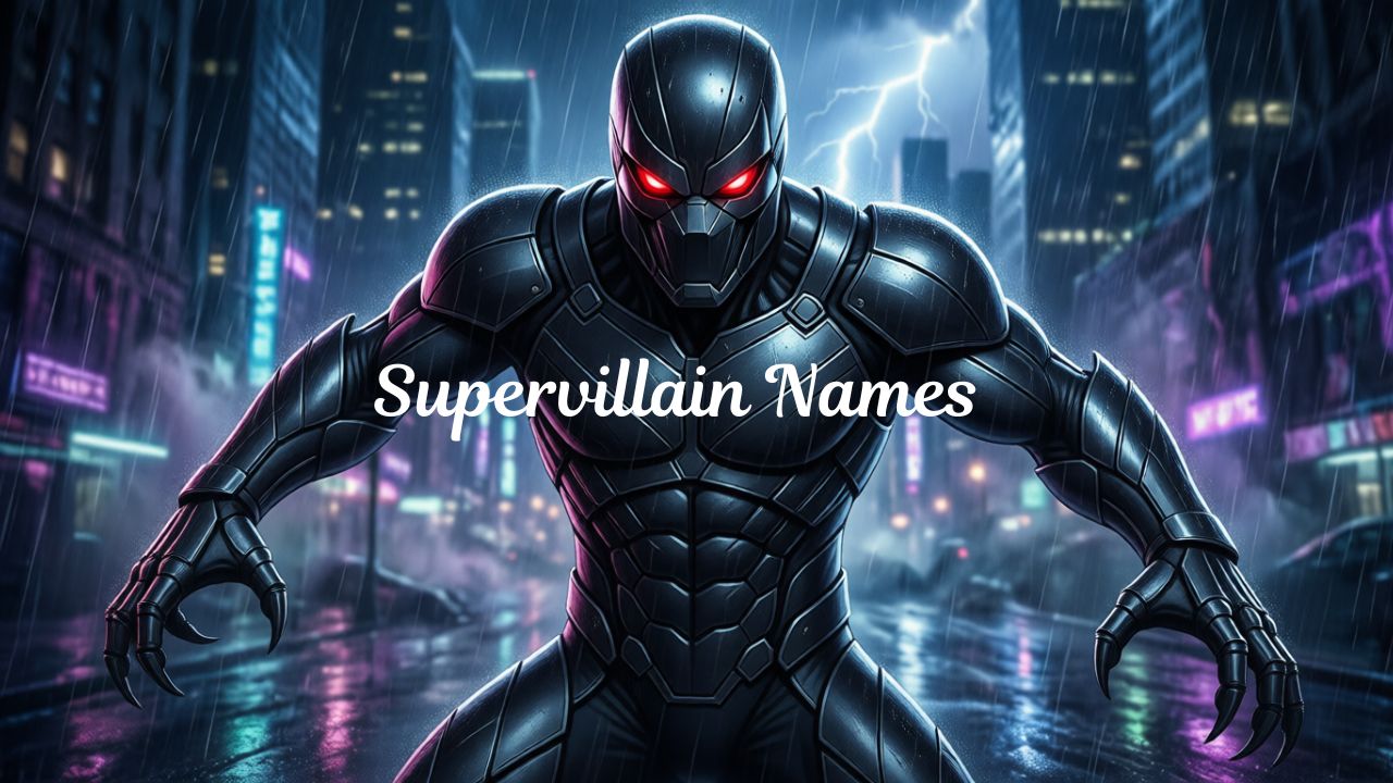 Supervillain Names