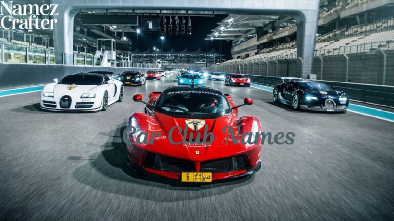 Car Club Names