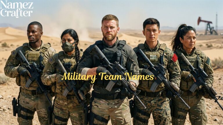 Military Team Names