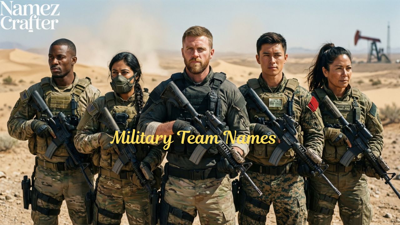 Military Team Names