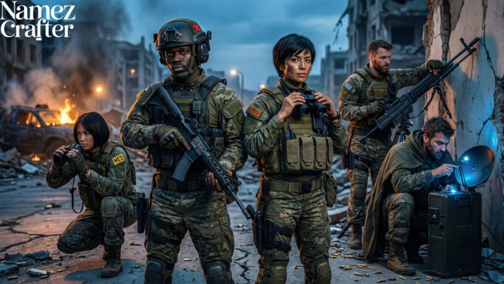 Military Themed Team Names