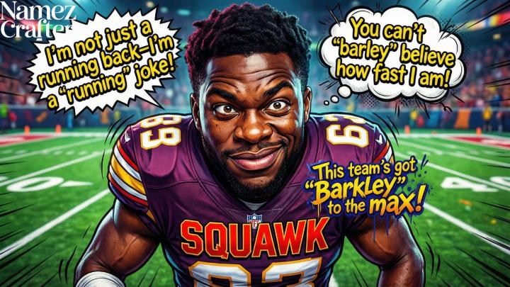 Punny Saquon Barkley Fantasy Names