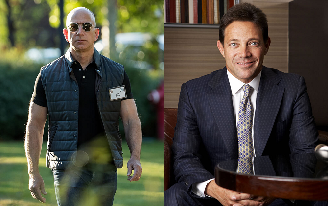 Michael Jordan and Jeff Bezos